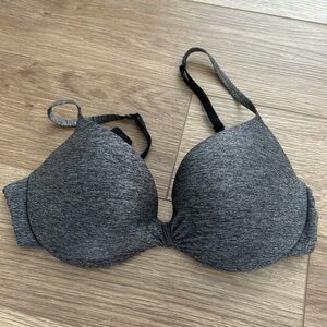 La SENZA Gray T-Shirt Bra with Adjustable Straps